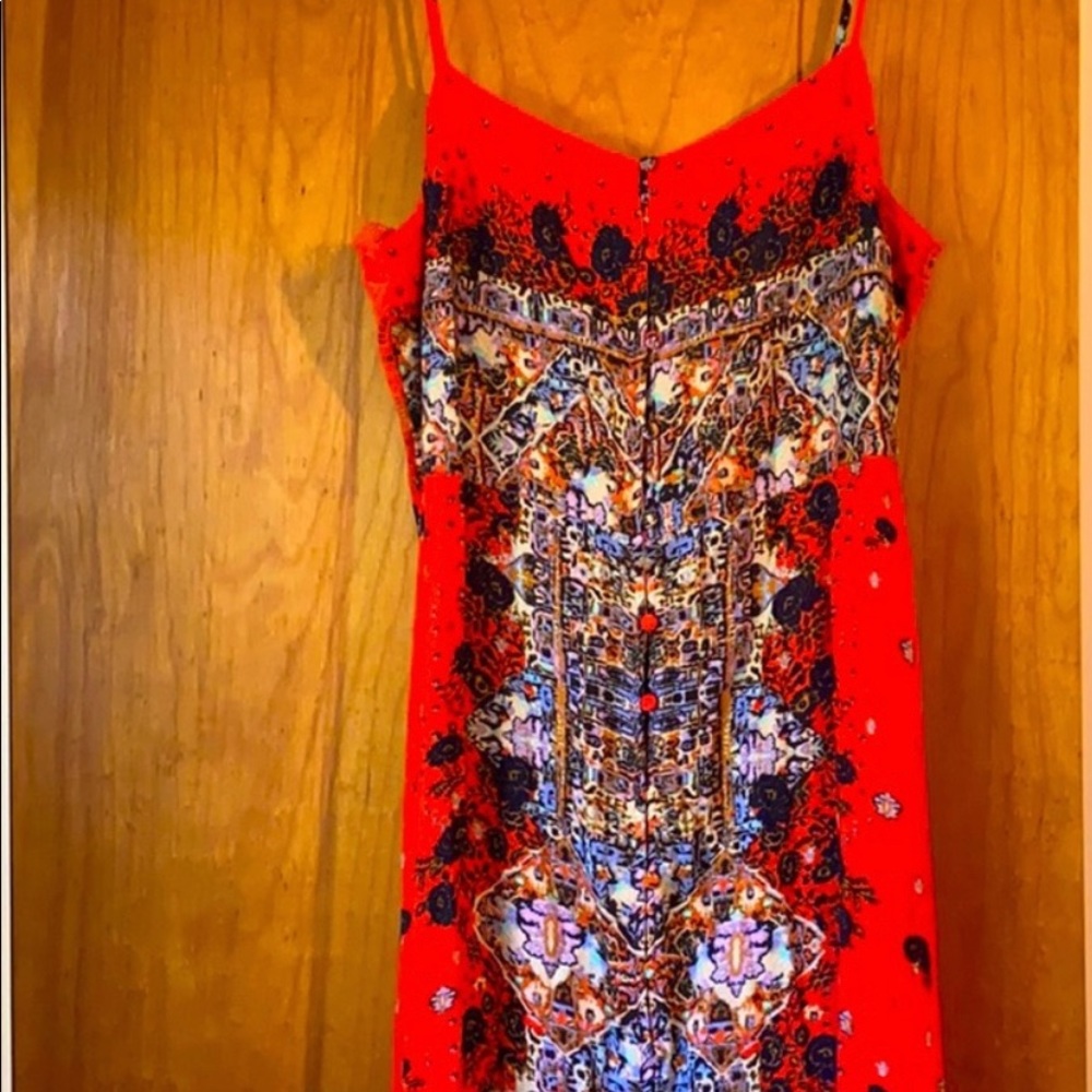 Free People Morning Song Maxi Dress. Size Large. New with Tags. Tribal print - Picture 2 of 7
